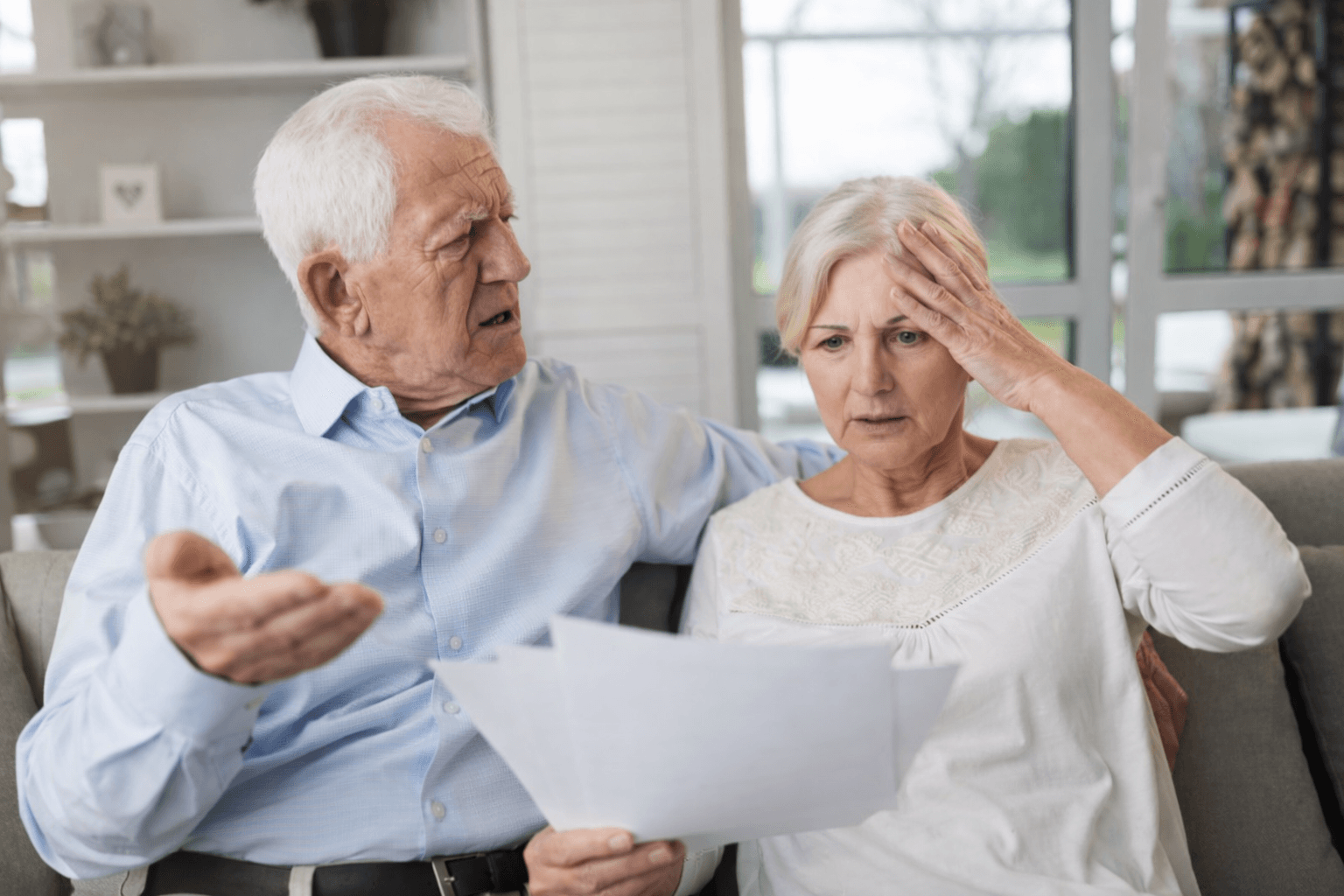 Park home owners reviewing their situation